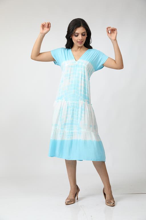 WOMEN WESTERN MIDI DRESS